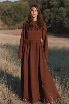 The Hazel Maxi in Chestnut