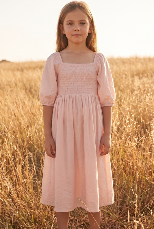 The Linden Mini in Blush, front