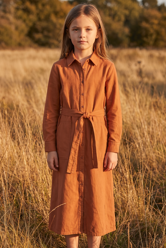 The Verbena Mini in Terracotta, front